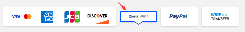 选择支付宝支付截图
