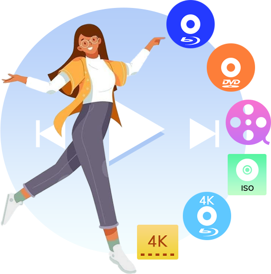 6 合 1 免费蓝光/DVD/视频…媒体播放器软件